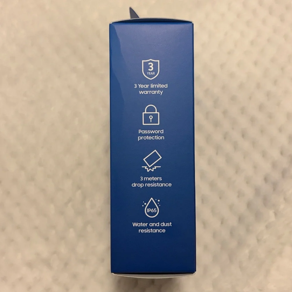 Samsung Portable SSD T7 Shield 4 TB USB 3.2 Gen 2 (Black)